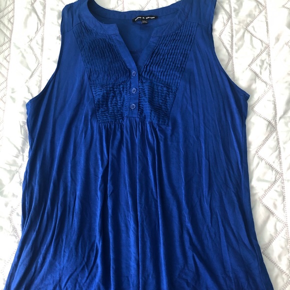Cable & Gauge Tops - Cobalt Blue Tank Top